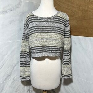 Ecote Urban Outfitters Striped Cropped Top Blouse size Small